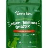 Zesty Paws OraStix For Dogs - Aller-Immune Sticks With Hemp Seed Turmeric EpiCor Pets Fish Oil Supports Immune Function Seasonal Allergies Skin Health Healthy Teeth Gum Blend 12oz 1 Zesty Paws OraStix For Dogs - Aller-Immune Sticks With Hemp Seed Turmeric EpiCor Pets Fish Oil Supports Immune Function Seasonal Allergies Skin Health Healthy Teeth Gum Blend 12oz -Dog Supply Store 41tXsA9k0AL
