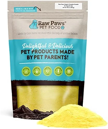 Raw Paws USA Organic Pumpkin Powder For Cats & Dogs, 4-oz - Healthy Stool, Diarrhea, Constipation Relief, Pure Pumpkin For Dogs, Canned Pumpkin For Dogs Alternative, Dog Pumpkin Powder, Fiber For Cats 8 Raw Paws USA Organic Pumpkin Powder For Cats & Dogs, 4-oz - Healthy Stool, Diarrhea, Constipation Relief, Pure Pumpkin For Dogs, Canned Pumpkin For Dogs Alternative, Dog Pumpkin Powder, Fiber For Cats - Image 6