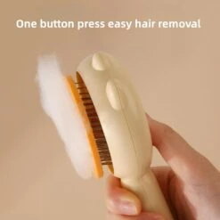 Dolaxe Pet Brush, Pet Hair Cleaner Brush, Multifunctional Pet Hair Comb, Magic Pet Comb, Long Or Short Hair Cats Dogs Pet Massage Brushes (2pcs-Yellow+Green)