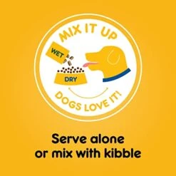 PEDIGREE CHOPPED GROUND DINNER Adult Canned Soft Wet Dog Food Variety Pack, With Chicken And Beef, 13.2 Oz. Cans 24 Pack -Dog Supply Store 41vbwL76PiL 1