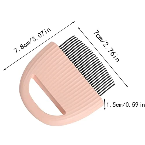 UOCUFY Pet Supplies Plus.com Pet Grooming Brush Shedding Shaving Shell Combs The Short Floating Hair Comb Pet Grooming Clean Shells (Pink, One Size) 5 UOCUFY Pet Supplies Plus.com Pet Grooming Brush Shedding Shaving Shell Combs The Short Floating Hair Comb Pet Grooming Clean Shells (Pink, One Size) - Image 3