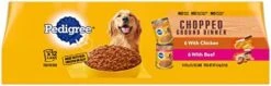 PEDIGREE CHOPPED GROUND DINNER Adult Canned Soft Wet Dog Food Variety Pack, With Chicken And Beef, 13.2 Oz. Cans 24 Pack -Dog Supply Store 41xToTuHfL. AC 1