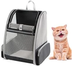 AYENCI Pet Backpack, Pet Carrier Bag Cat Backpack Breathable Cat Carrier For Cats Small Dogs Travel Portable Shoulder Backpack Carrying Pet Supplies (Color : Pink) 18 AYENCI Pet Backpack, Pet Carrier Bag Cat Backpack Breathable Cat Carrier For Cats Small Dogs Travel Portable Shoulder Backpack Carrying Pet Supplies (Color : Pink) -Dog Supply Store 41yeMOMSLyL. AC