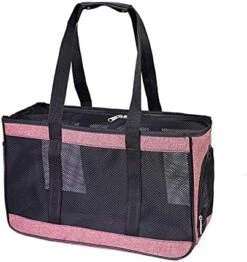 JOZZY Pet Travel Bag Dog Bags Portable Dog Carrier Bag Mesh Breathable Carrier Bags For Small Dogs Foldable Cats Handbag Travel Pet Bag Transport Bag (Color : Blue) -Dog Supply Store 41yfJIfd6gL. AC