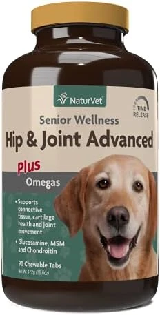 NaturVet – Senior Wellness Aches & Discomfort For Dogs Plus Glucosamine – 60 Chewable Tablets | Supports Joint Health & Function | Relieves Aches & Discomfort 5 NaturVet – Senior Wellness Aches & Discomfort For Dogs Plus Glucosamine – 60 Chewable Tablets | Supports Joint Health & Function | Relieves Aches & Discomfort - Image 3