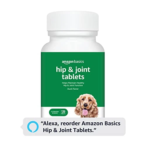 Amazon Basics Dog Hip & Joint Chewable Tablets, Duck Flavored, 120 Count (Previously Solimo) 7 Amazon Basics Dog Hip & Joint Chewable Tablets, Duck Flavored, 120 Count (Previously Solimo) - Image 5