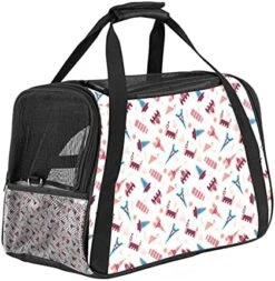 Miningcase Cat Carrier Portable Dog Travel Carrier Pet Bag Breathable Duffle Bags With Green Hand Drawn Healthy Food Pattern For Small Animals 24 Miningcase Cat Carrier Portable Dog Travel Carrier Pet Bag Breathable Duffle Bags With Green Hand Drawn Healthy Food Pattern For Small Animals -Dog Supply Store 51 11wC9MKS. AC