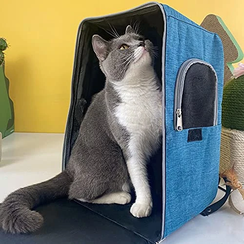 LEFEDA Fashion Portable Dog Cat Carrier Bag Japanese Outdoor Pet Double Shoulder Backpack For Small Dog Cat Breathable Mesh Travel Bag Pet Backpack Carrier (Color : Green) 4 LEFEDA Fashion Portable Dog Cat Carrier Bag Japanese Outdoor Pet Double Shoulder Backpack For Small Dog Cat Breathable Mesh Travel Bag Pet Backpack Carrier (Color : Green) - Image 2