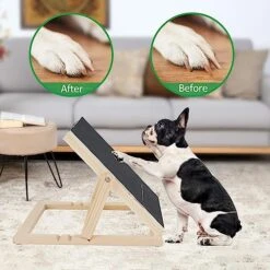 Scratch Square For Dogs With Treat Box, Dog Scratch Pad For Nails, Dog Nail Scratch Board, Nail File Dog Toy, Alternative To Dog Nail Clippers And Dog Nail Grinders -Dog Supply Store 510AZVA26pL