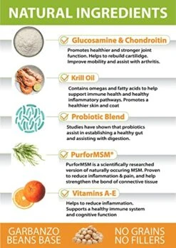 Googipet 10 In 1 Dog Multivitamin With Dog Probiotics For Gut Health, Dog Vitamins And Supplements With MSM & Glucosamine For Dogs Hip & Joint Support - Omega 3 Krill Oil For Skin & Coat -Dog Supply Store 510aDanMbTL