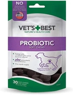 Vet's Best Probiotic Soft Chews Dog Supplements | Supports Dog Digestive Health | Promotes A Healthy Gut | 30 Day Supply 16 Vet's Best Probiotic Soft Chews Dog Supplements | Supports Dog Digestive Health | Promotes A Healthy Gut | 30 Day Supply -Dog Supply Store 512RdbDv4L. AC