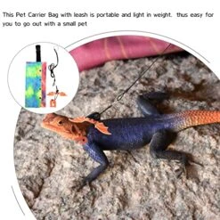 Ipetboom 1Pc Reptile Carrier With Bearded Dragon Leash, Bearded Dragon Carrier Carrier Pet Sling Carrier Reptile Sleeping Bag For Outdoor Travelling Walking, Pink -Dog Supply Store 512awz8Ps3L