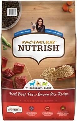 Rachael Ray Nutrish Premium Natural Dry Dog Food, Real Beef, Pea, & Brown Rice Recipe, 28 Pound Bag (Packaging May Vary) -Dog Supply Store 513TFBUcUoL. AC