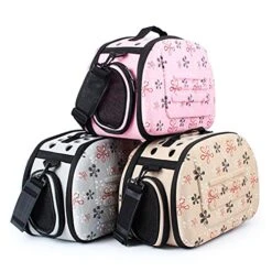 LEFEDA Portable Pet Breathable Shoulder Bag Handbag Space Cats Dogs Backpack Pet Bag Outdoor Folding Travel Shoulder Bag Cats Dogs Pet Backpack Carrier (Color : Pink) -Dog Supply Store 513ekAGMYxL