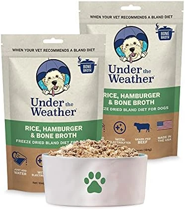 Under The Weather Easy To Digest Bland Diet For Sick Dogs - Contains Electrolytes - Gluten Free, All Natural, Freeze Dried 100% Human Grade Meats - Rice, Chicken & Pumpkin 10 Under The Weather Easy To Digest Bland Diet For Sick Dogs - Contains Electrolytes - Gluten Free, All Natural, Freeze Dried 100% Human Grade Meats - Rice, Chicken & Pumpkin - Image 8