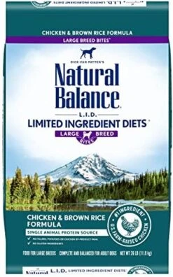 Natural Balance Limited Ingredient Large Breed Adult Dry Dog Food With Healthy Grains, Lamb & Brown Rice Recipe, 26 Pound (Pack Of 1) -Dog Supply Store 514 0ssQdaL. AC