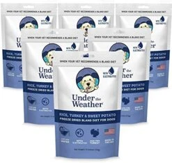 Under The Weather Easy To Digest Bland Diet For Sick Dogs - Contains Electrolytes - Gluten Free, All Natural, Freeze Dried 100% Human Grade Meats - Rice, Chicken & Pumpkin 23 Under The Weather Easy To Digest Bland Diet For Sick Dogs - Contains Electrolytes - Gluten Free, All Natural, Freeze Dried 100% Human Grade Meats - Rice, Chicken & Pumpkin -Dog Supply Store 5150r9lSDnL. AC