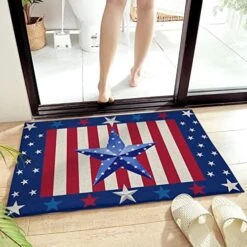 Cartoon Animal Zoo Decorative Doormat 18"x30", Non Slip Non Shedding Absorbent Indoor Area Rug, Washable Thick Plush Door Mat For Front Layered Kitchen Bathroom, Dog Tiger Lion Elephant Penguin Goat -Dog Supply Store 515Hn2v6M3L. AC