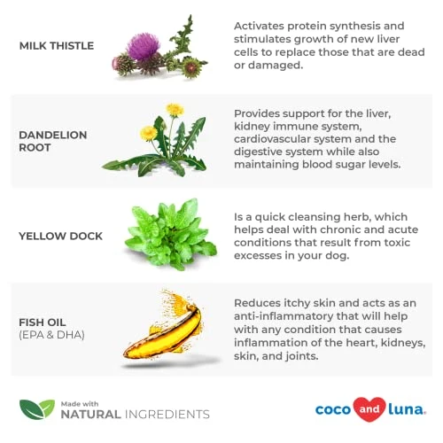 Milk Thistle For Dogs - 120 Chewable Tablets - Liver And Kidney Support For Dogs - Hepatic Support With EPA & DHA - Detox For Dogs - Dog Liver Support - Liver Supplement For Dogs 6 Milk Thistle For Dogs - 120 Chewable Tablets - Liver And Kidney Support For Dogs - Hepatic Support With EPA & DHA - Detox For Dogs - Dog Liver Support - Liver Supplement For Dogs - Image 4