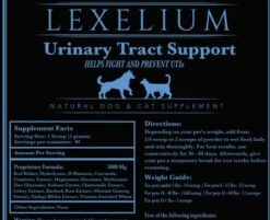 Organic Urinary Tract Infection UTI Support For Dogs And Cats - Fortified With Cranberry, D Mannose, And Curcumin - Optimizes Kidney & Bladder Function - Can Prevent Kidney/Bladder Stones - 200 G -Dog Supply Store 516FUTIhzdL