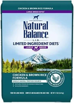 Natural Balance Limited Ingredient Large Breed Adult Dry Dog Food With Healthy Grains, Lamb & Brown Rice Recipe, 26 Pound (Pack Of 1) -Dog Supply Store 516vmr6hSqL. AC