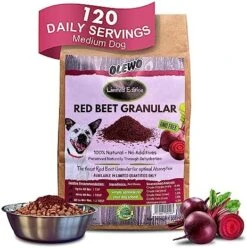 Olewo Red Beets For Dogs Granular – Natural Anti Itch For Dogs, Dog Food Topper, Immune, Cleansing, Skin & Coat Support, Dehydrated Whole Food Dog Multivitamin, Fiber For Dogs, 22 Oz -Dog Supply Store 5177D6vLOaL. AC