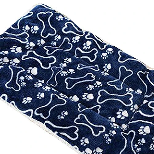SONGBIRDTH Pet Bed,Winter Warm Pet Dog Puppy Cat Bed Cushion Mat Soft Fleece Kennel Blanket,Breathable Cotton Blend,Removable Easy To Clean Bone* XL 4 SONGBIRDTH Pet Bed,Winter Warm Pet Dog Puppy Cat Bed Cushion Mat Soft Fleece Kennel Blanket,Breathable Cotton Blend,Removable Easy To Clean Bone* XL - Image 2