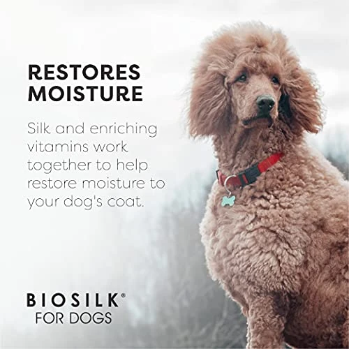 BioSilk Bundle Detangling Kit - Includes Silk Therapy Dog Detangling Shampoo, Detangling Conditioning Spray, And Pin Brush - Dog Grooming Kit, Detangling Brush, Dog Spray, Dog Shampoo 4 BioSilk Bundle Detangling Kit - Includes Silk Therapy Dog Detangling Shampoo, Detangling Conditioning Spray, And Pin Brush - Dog Grooming Kit, Detangling Brush, Dog Spray, Dog Shampoo - Image 2