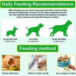 Flea & Tick Prevention For Dogs Chewable, Natural Flea And Tick Supplement For Dogs, 150 Flea And Tick Chews For Dogs, Oral Flea Pills For All Breeds And Ages Dogs -Dog Supply Store 517ee8T37GL