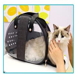 LEFEDA Portable Pet Carrier Bag Breathable Cat Bag Outdoor Travel Backpack For Cat And Dog Transparent Space Pet Backpack Bag For Cat Pet Backpack Carrier (Color : Rose Red) 14 LEFEDA Portable Pet Carrier Bag Breathable Cat Bag Outdoor Travel Backpack For Cat And Dog Transparent Space Pet Backpack Bag For Cat Pet Backpack Carrier (Color : Rose Red) -Dog Supply Store 517i8rRsoYL