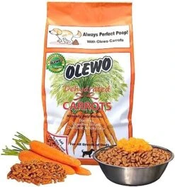 Olewo Original Carrots For Dogs – Fiber For Dogs Keep Poop Firm, Digestive Dog Food Topper, Skin & Coat Support, Dehydrated Whole Food Dog Multivitamin, Gut Health For Dogs, 2.2 Lbs -Dog Supply Store 5188T41krlL. AC