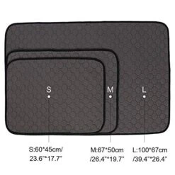 Dog Bed Mat For Crate Kennel, Waterproof Pet Pee Training Pads With Anti-Slip Bottom For Puppy Small Medium And Large Doggy, Sleeping Mattress Cushions For Food Bowls|Cage|Car|Sofa,Machine Washable -Dog Supply Store 51898YaqNsL