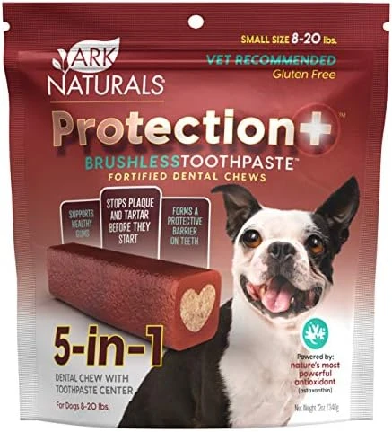 Ark Naturals Protection+ Brushless Toothpaste, Dog Dental Chews For Small Breeds, Prevents Plaque & Tartar, Freshens Breath, 12oz, 1 Pack 6 Ark Naturals Protection+ Brushless Toothpaste, Dog Dental Chews For Small Breeds, Prevents Plaque & Tartar, Freshens Breath, 12oz, 1 Pack - Image 4