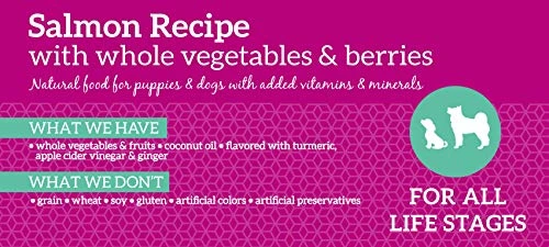 Health Extension Dry Dog Food, Natural Food With Added Vitamins & Minerals, Suitable For All Puppies, Grain Free, Salmon Recipe With Whole Vegetable & Berries (10 Pound) 4 Health Extension Dry Dog Food, Natural Food With Added Vitamins & Minerals, Suitable For All Puppies, Grain Free, Salmon Recipe With Whole Vegetable & Berries (10 Pound) - Image 2