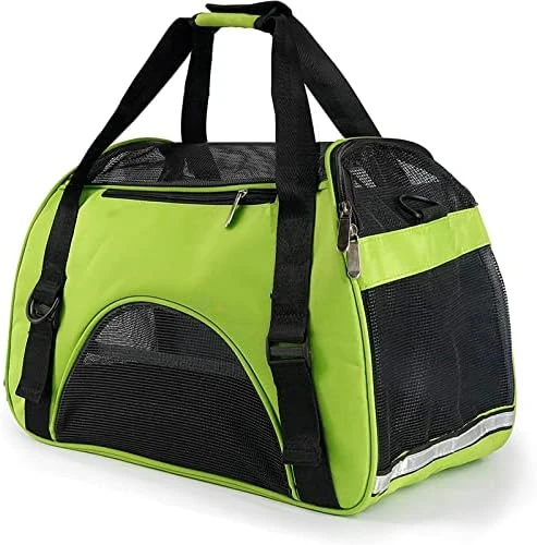 AYENCI Pet Backpack, Cat Dog Carrier Bags Foldable Portable Pet Backpack Outgoing Travel Soft-Sided Mesh Breathable Pets Handbag For Small Dogs Cats (Color : Green) 9 AYENCI Pet Backpack, Cat Dog Carrier Bags Foldable Portable Pet Backpack Outgoing Travel Soft-Sided Mesh Breathable Pets Handbag For Small Dogs Cats (Color : Green) - Image 7