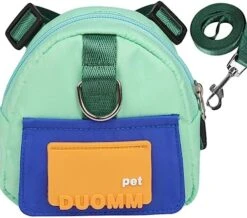 GENERIC Dog Carrier With Built-in Poop Bag Dispenser, Lightweight Pet Backpack With Self-Leash For Small Medium Dogs 4-20 Lbs. -Dog Supply Store 5193mqGxML. AC 1