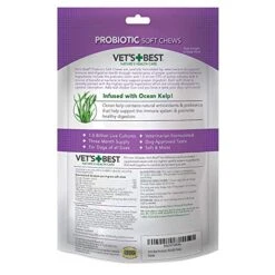 Vet's Best Probiotic Soft Chews Dog Supplements | Supports Dog Digestive Health | Promotes A Healthy Gut | 30 Day Supply