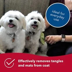 Coastal - Safari - Curved Firm Slicker Dog Brush, No Color, One Size (7.5" L X 4.5" W) -Dog Supply Store 519TJtPQYqL