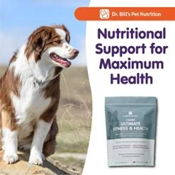 Dr. Bill’s Canine Ultimate Fitness & Health & Canine Optimum Skin & Coat Dog Supplement Bundle 11 Dr. Bill’s Canine Ultimate Fitness & Health & Canine Optimum Skin & Coat Dog Supplement Bundle -Dog Supply Store 519UJT9ftsL