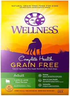 Wellness Complete Health Grain-Free Small Breed Dry Dog Food, Natural Ingredients, Made In USA With Real Turkey, For All Lifestages (Turkey, Chicken & Salmon, 4-Pound Bag) -Dog Supply Store 519bGijO9pL. AC