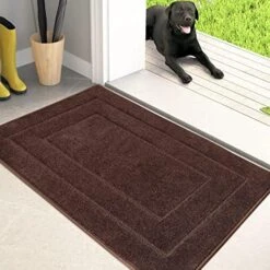 PURRUGS Dirt Trapper Door Mat 32" X 70", Non-Slip/Skid Machine Washable Entryway Rug, Dog Door Mat, Super Absorbent Welcome Mat For Muddy Wet Shoes And Paws, Burgundy Red 23 PURRUGS Dirt Trapper Door Mat 32" X 70", Non-Slip/Skid Machine Washable Entryway Rug, Dog Door Mat, Super Absorbent Welcome Mat For Muddy Wet Shoes And Paws, Burgundy Red -Dog Supply Store 519mmm1UiPL. AC