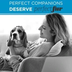 TropiClean Perfect Fur Dog Shampoo For Shedding Control For All Breeds With A Short Double Coat, 16 Ounce -Dog Supply Store 51AWR16DbmL