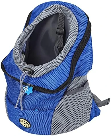 Pet Knapsack Pet Backpack Nice Appearance Camping Backpack Dog Backpack Pet Travel Bag Pet Carrying Bag For Coolers (Blue) 7 Pet Knapsack Pet Backpack Nice Appearance Camping Backpack Dog Backpack Pet Travel Bag Pet Carrying Bag For Coolers (Blue) - Image 5