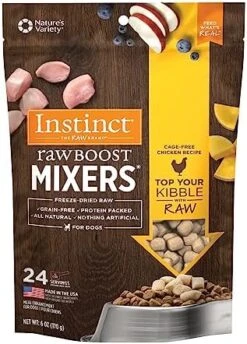 Instinct Raw Boost Mixers Freeze Dried Raw Dog Food Topper, Grain Free Freeze Dried Dog Food Topper 5.5 Ounce (Pack Of 1) -Dog Supply Store 51AgLI9tCIL. AC
