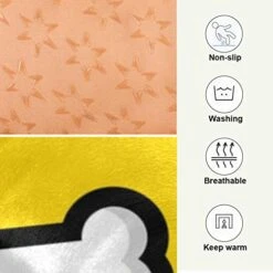 KEEPREAL Dogs Food Bone Dog Bed Cat Bed, Rectangle Comfortable Pet Bed, Ultra Soft Calming Dog Bed For Small Medium Large Dogs, 36x24in -Dog Supply Store 51BVWWiQFJL