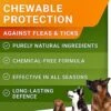 Natural Flea And Tick Prevention Chews For Dogs - Chewable Tablets For Dogs - All Breeds And Ages - Made In USA Flea And Tich Remover Supplement - Bacon - 120 Treats -Dog Supply Store 51BWZc6JznL