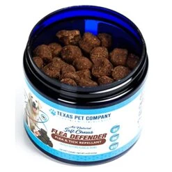 Texas Pet Company Flea Defender Flea And Tick Prevention For Dogs, Chewables For Large To Small Dogs, Natural Bacon Flavor Flea & Tick Control Treats For Dogs Soft Chew Supplement, Made In The USA. 11 Texas Pet Company Flea Defender Flea And Tick Prevention For Dogs, Chewables For Large To Small Dogs, Natural Bacon Flavor Flea & Tick Control Treats For Dogs Soft Chew Supplement, Made In The USA. -Dog Supply Store 51C4ZQp9tWL
