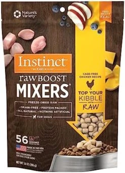 Instinct Raw Boost Mixers Freeze Dried Raw Dog Food Topper, Grain Free Freeze Dried Dog Food Topper 5.5 Ounce (Pack Of 1) -Dog Supply Store 51CAxJG0iaL. AC