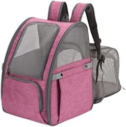 LEFEDA Pet Carrier Backpack Cat Bag Adjustable Pet Carrying Backpack Breathable Dog Bag Cat Carrier Pet Backpack Переноска Для Кошек Pet Backpack Carrier (Color : Brown) 13 LEFEDA Pet Carrier Backpack Cat Bag Adjustable Pet Carrying Backpack Breathable Dog Bag Cat Carrier Pet Backpack Переноска Для Кошек Pet Backpack Carrier (Color : Brown) -Dog Supply Store 51CkfpAVEiL. AC