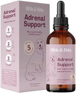Adrenal Support For Dogs - Adrenal Support Supplements - Kidney Support For Dogs - Natural Cushings Treatment For Dog Kidney Support - Dog Adrenal Support - Add To Dog Treats Or Kidney Dog Food -Dog Supply Store 51CoY1EY8KL. AC